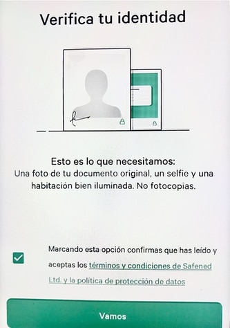 Verificación cuenta N26 Bank