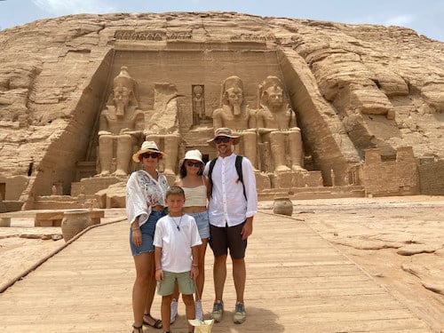 Viaje a Egipto privado familia Miriam Aguilera