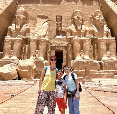 viaje a Egipto organizado de Cristina, Sheila y Hugo