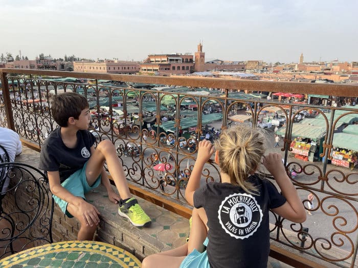 Ubicaciçon de los mejores riads de la medina de Marrakech. Plaza Jemaa el Fna