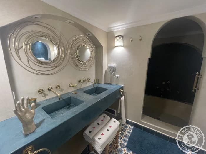 Mejor riad de Marrakech precio medio. Riad Samsli, nuestro lavabo