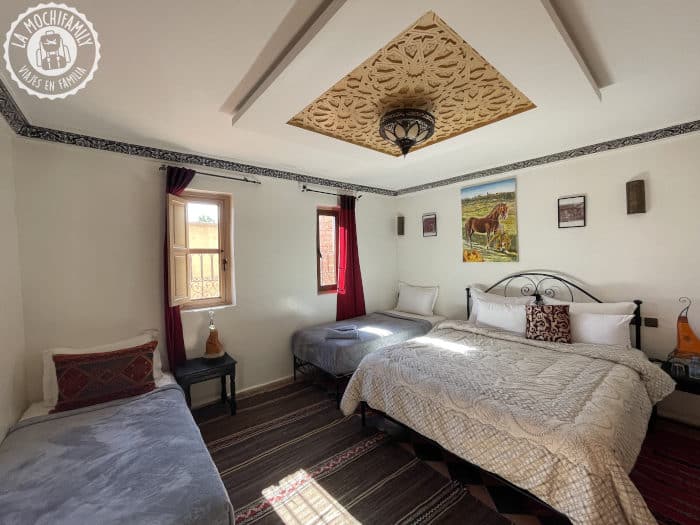 mejor riad de Marrakech barato. Riad Nakhla habitación.