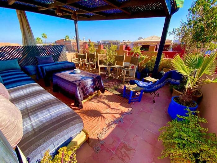 Mejor riad de Marrakech al mejor precio. Riad Naya, azotea