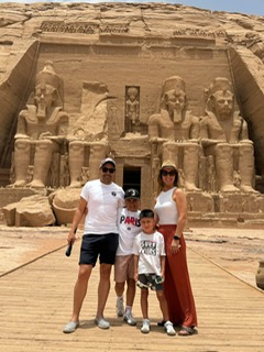 Viaje a Egipto todo incluido familia Eurkene Portillo