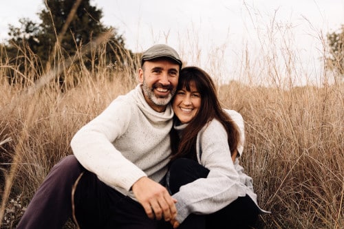 Foto de Patri y Jaume, creadores de LA MochiFamily.