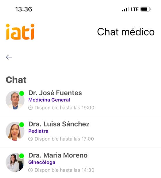 Descuento Iati Seguros incluye chat médico