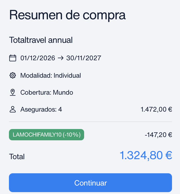 Descuento Intermunidial individual